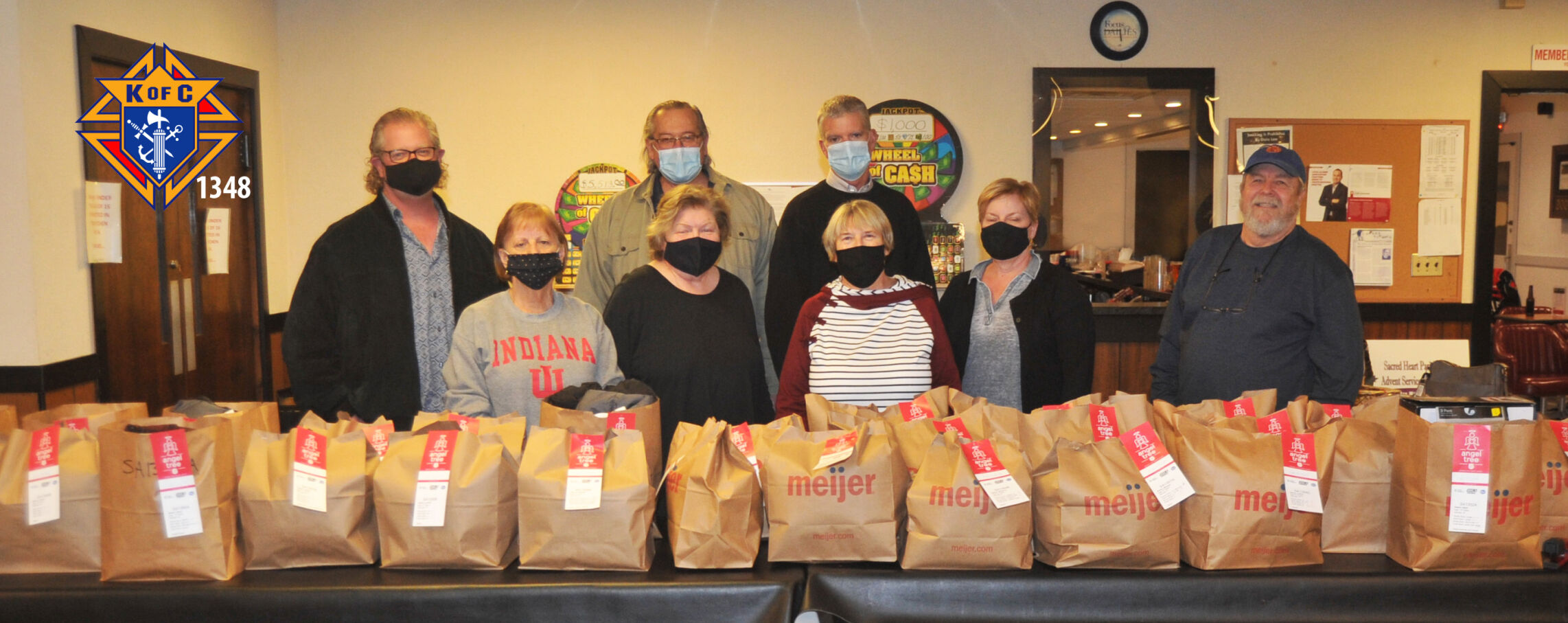 Knights of Columbus give gifts for children